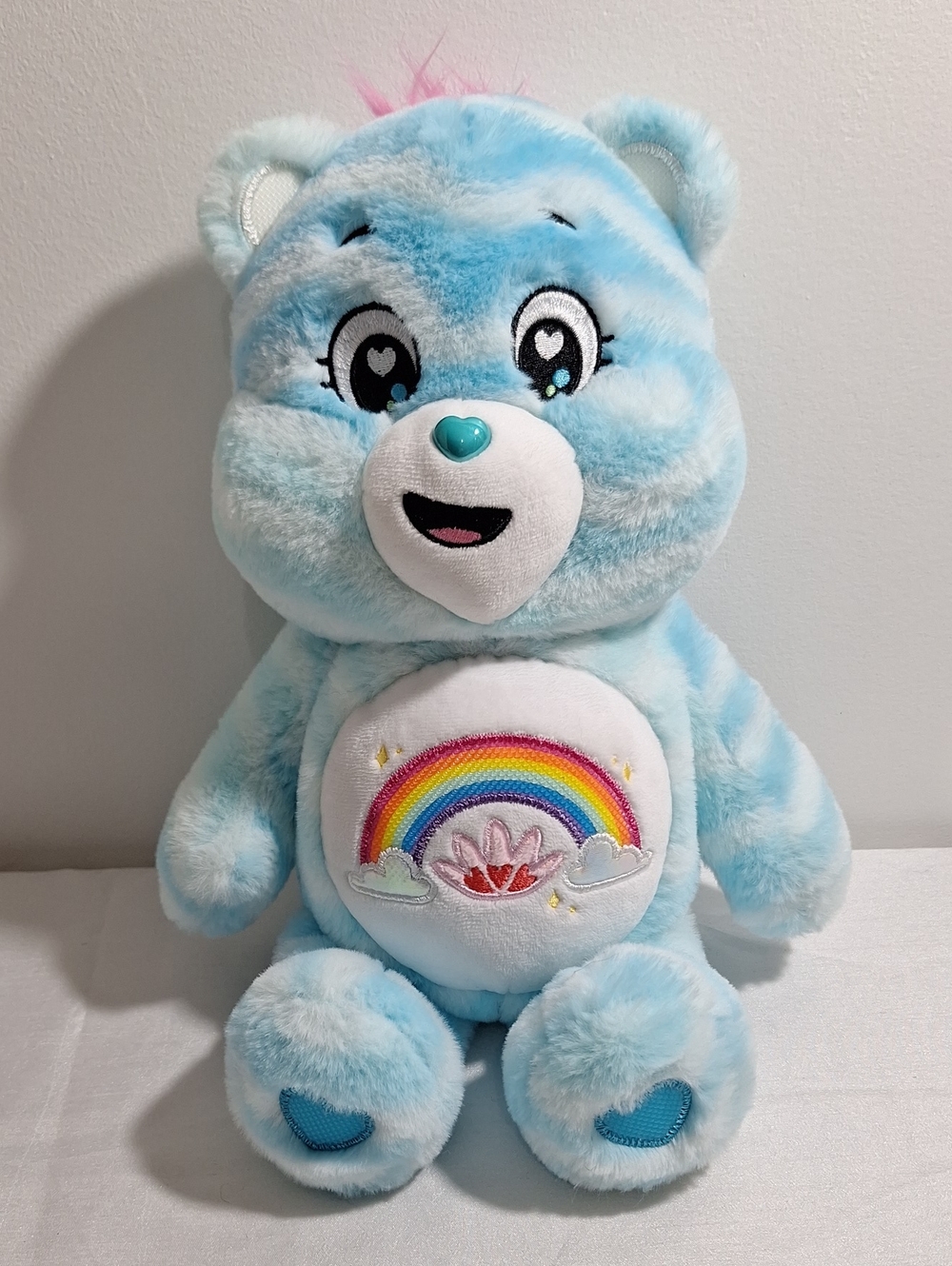 Care Bear BLUE tactile Bear